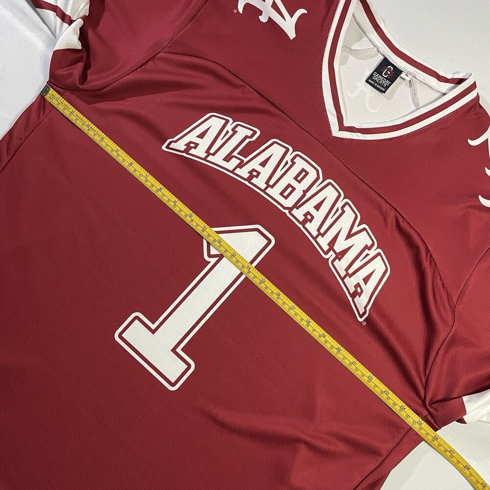GameDay Greats NCAA Alabama Crimson Tide #1 Red Home Football Jersey Men’s XL - Picture 7 of 9